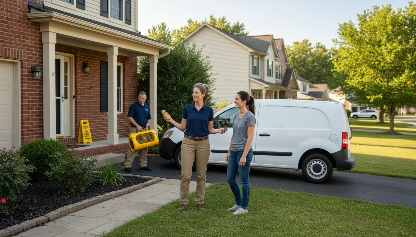 Residential water damage restoration in Mifflintown, PA